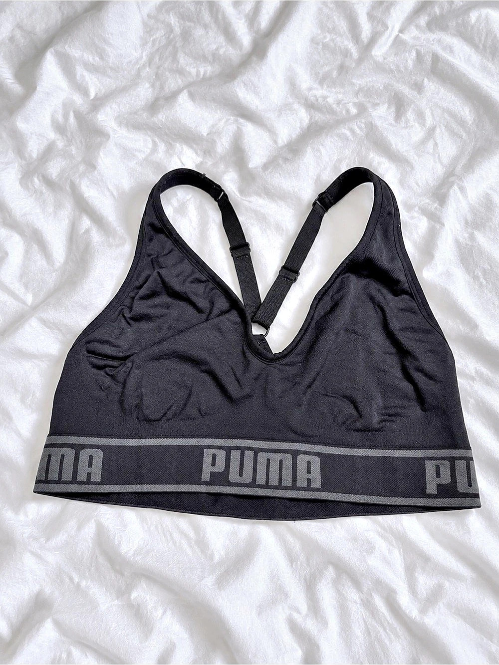 Puma Black Sports Bra